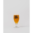 10oz dunkel beer glass - half pint stem glass branded 