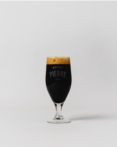 2/3rd stem beer glass - branded - 13.4oz dunkel 